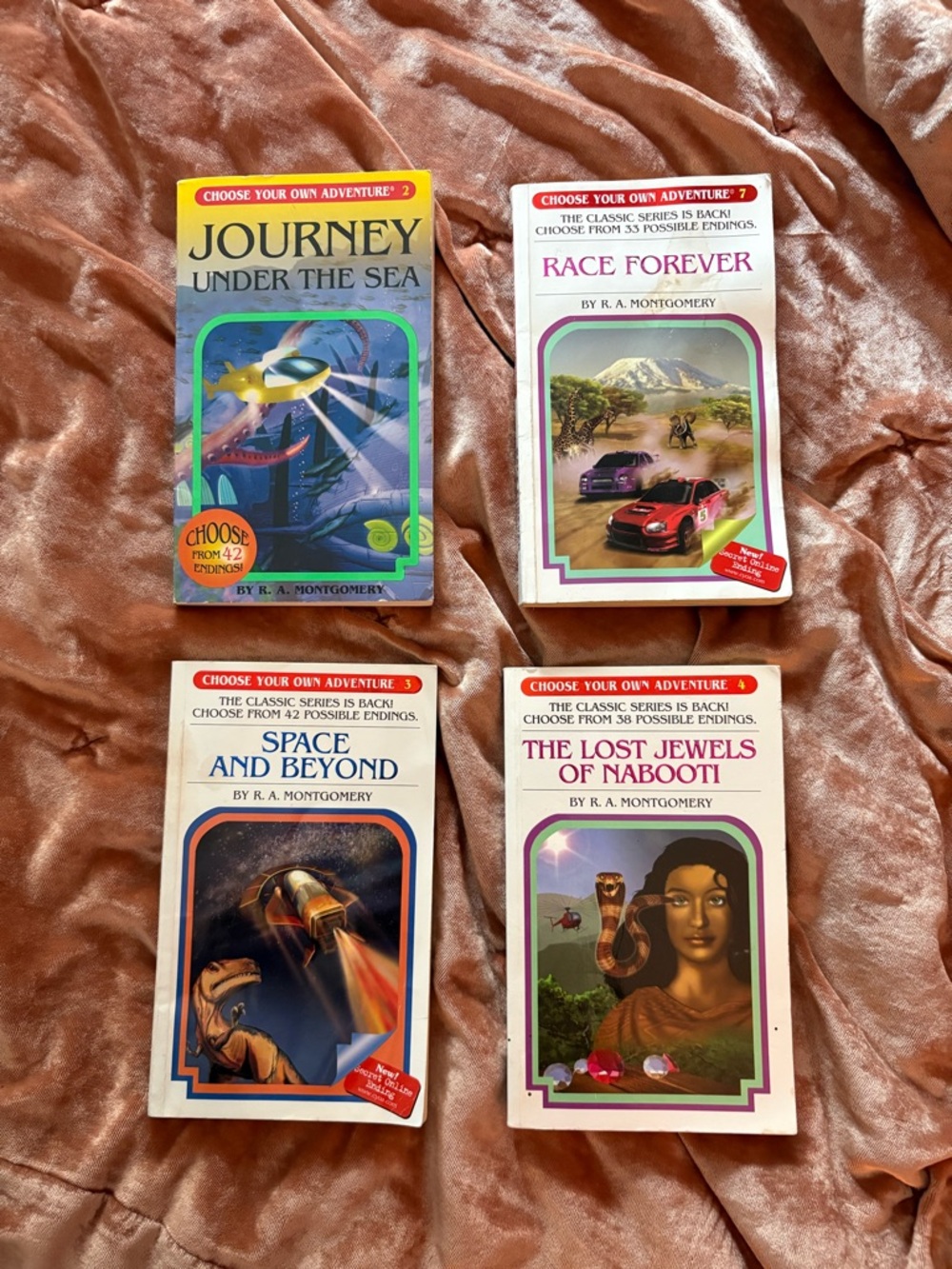Choose Your Own Adventure Paperback Book Lot - Assorted Covers